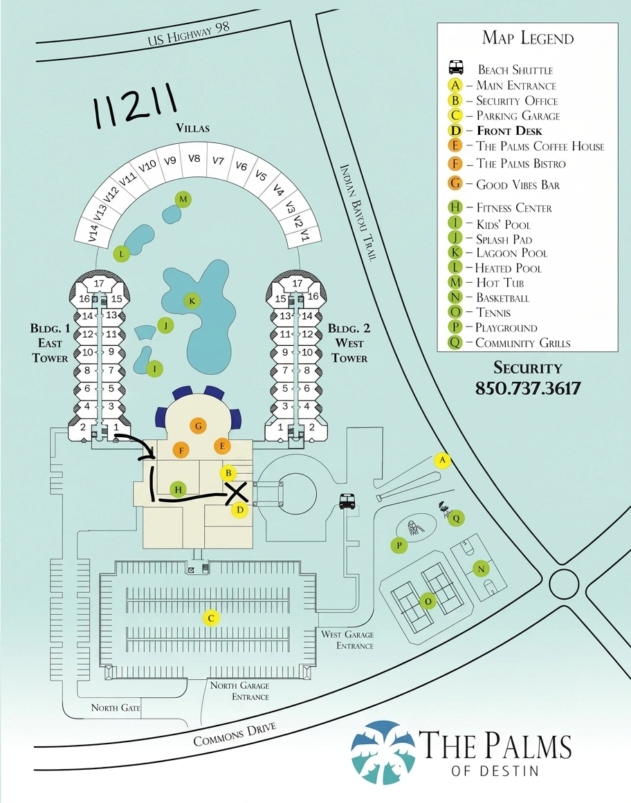 Resort map